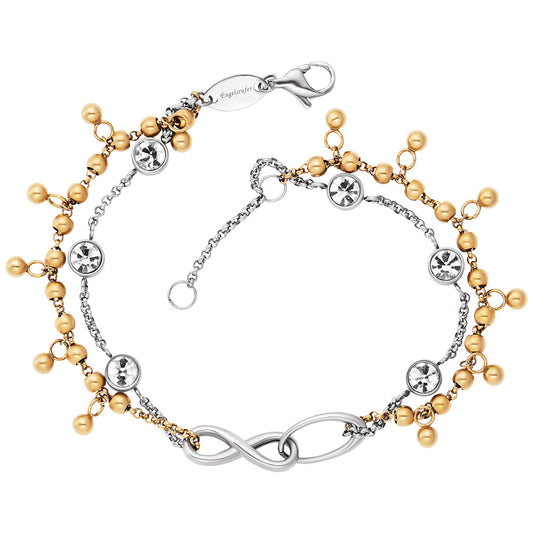 ENGELSRUFER STEEL BOHO INFINITY ANKLET & BRACELET