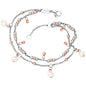 ENGELSRUFER STEEL BOHO PEARL ANKLET & BRACELET