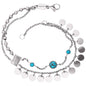ENGELSRUFER STEEL BOHO TREE OF LIFE SILVER ANKLET & BRACELET