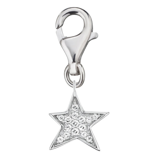 ENGELSRUFER SILVER LITTLE STAR CZ CHARM