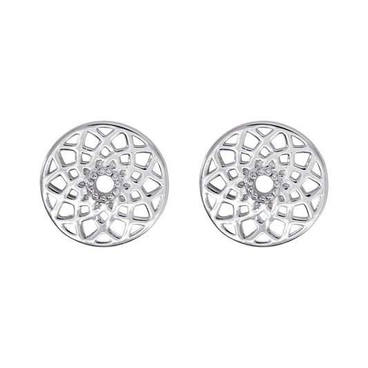 ENGELSRUFER SILVER DREAMCATCHER STUD EARRINGS