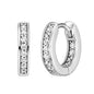 ENGELSRUFER SILVER EMMA 13MM HOOP CZ EARRINGS
