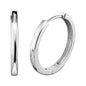 ENGELSRUFER SILVER LISA 24MM HOOP EARRINGS