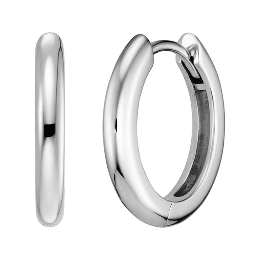 ENGELSRUFER SILVER LOLA 16MM HOOP EARRINGS
