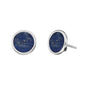ENGELSRUFER SILVER LAPIS LAZULI 10MM STUD EARRINGS