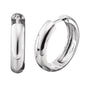 ENGELSRUFER SILVER NINA 21MM HOOP EARRINGS