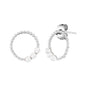 ENGELSRUFER SILVER PEARL TRIO STUD EARRINGS