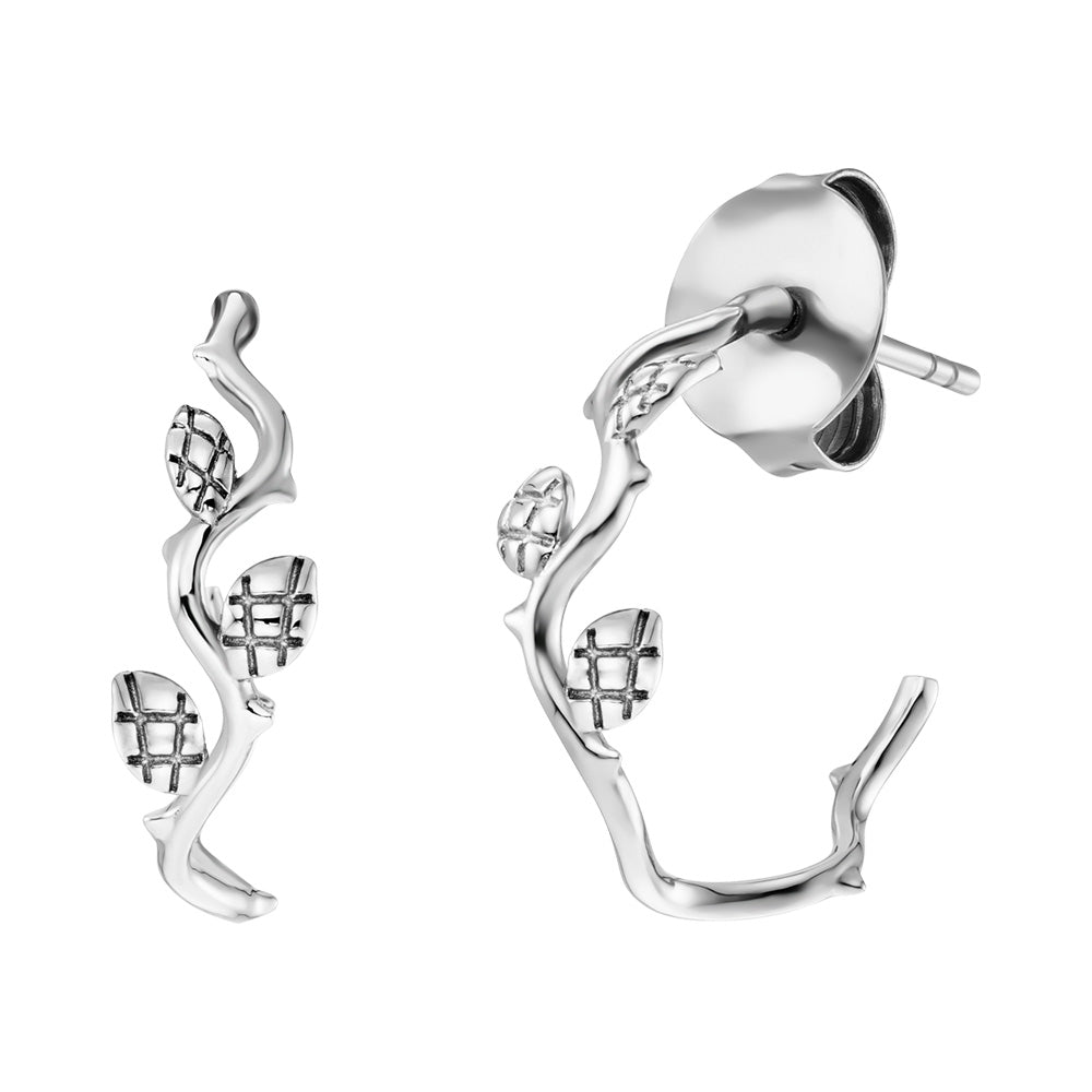 ENGELSRUFER ROSE GARDEN HOOP EARRINGS