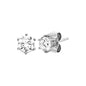 ENGELSRUFER SILVER SHINY 4MM STUD CZ EARRINGS