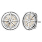 ENGELSRUFER WIND ROSE ENAMEL STUD EARRINGS