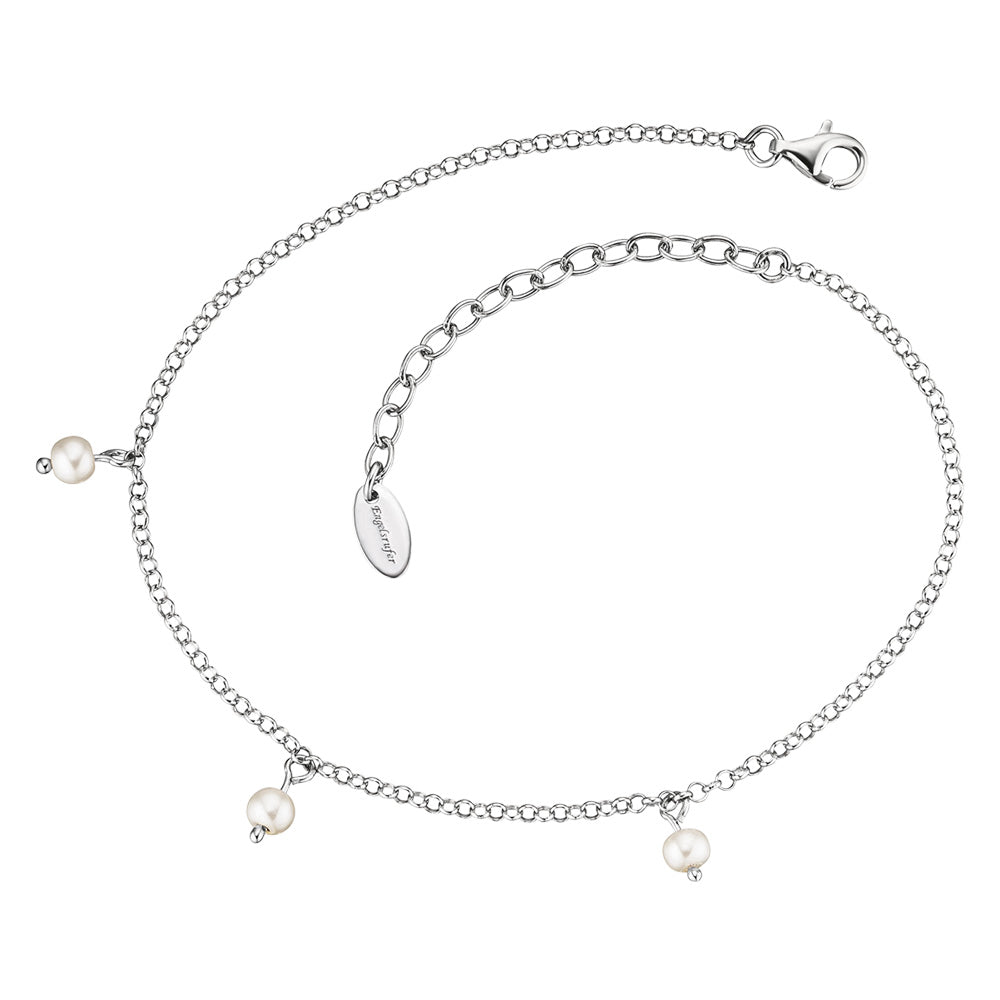 ENGELSRUFER FRESHWATER PEARL SILVER ANKLET