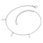 ENGELSRUFER FRESHWATER PEARL SILVER ANKLET