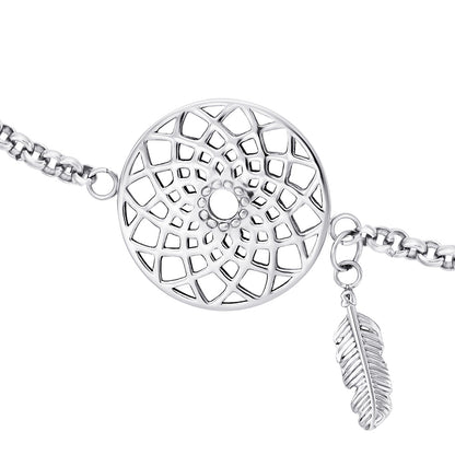 ENGELSRUFER STEEL DREAMCATCHER ANKLET