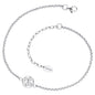 ENGELSRUFER STEEL FLOWER OF LIFE ANKLET