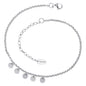 ENGELSRUFER STEEL LITTLE LUNA ANKLET
