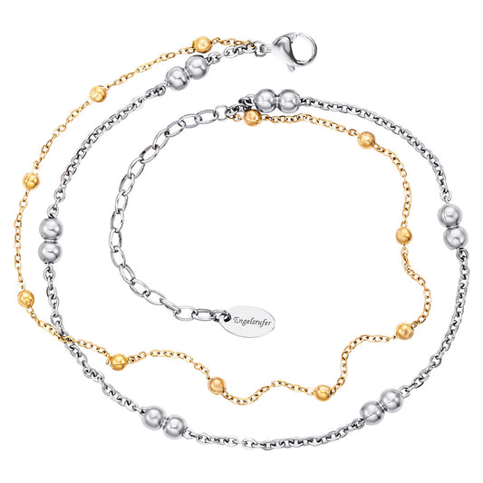ENGELSRUFER STEEL LITTLE MOON ANKLET