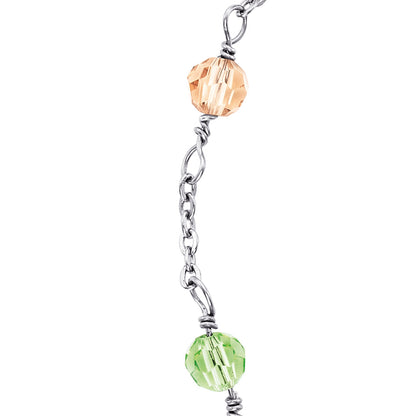 ENGELSRUFER STEEL RAINBOW ANKLET