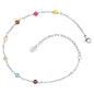 ENGELSRUFER STEEL RAINBOW ANKLET