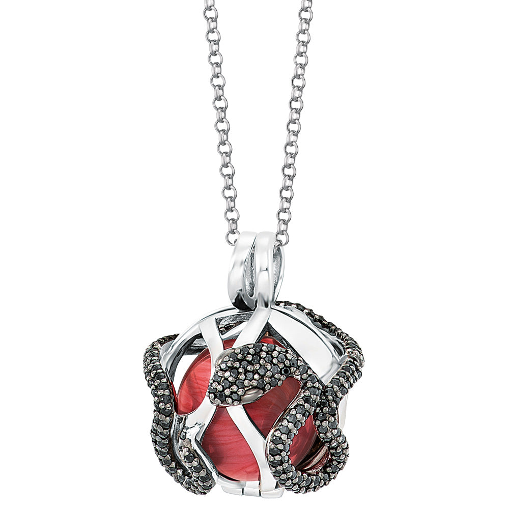 ENGELSRUFER SILVER GARDEN OF EDEN SOUNDBALL NECKLACE