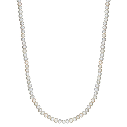 ENGELSRUFER SILVER FRESHWATER PEARL 40CM NECKLACE