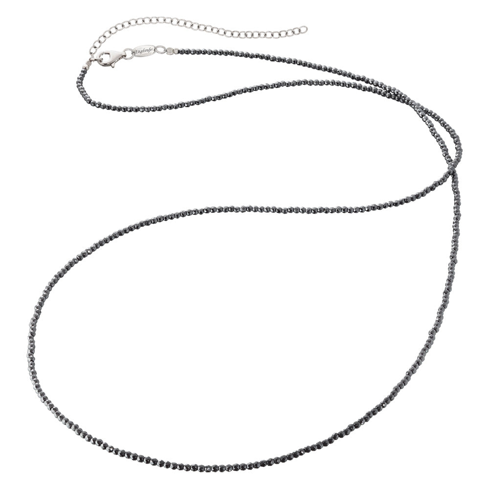 ENGELSRUFER SILVER HEMATITE 70CM NECKLACE