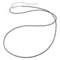 ENGELSRUFER SILVER HEMATITE 70CM NECKLACE