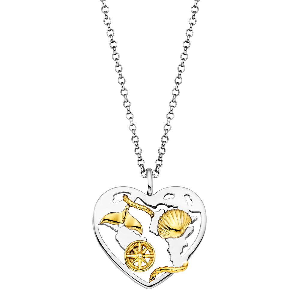 ENGELSRUFER ALOHA HEART NECKLACE