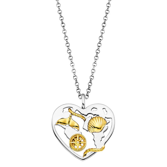 ENGELSRUFER ALOHA HEART NECKLACE
