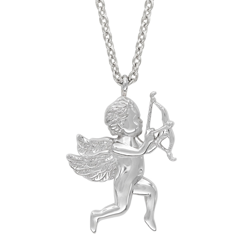 ENGELSRUFER SILVER CUPID NECKLACE