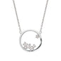 ENGELSRUFER SILVER COSMO CIRCLE CZ NECKLACE