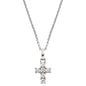ENGELSRUFER SILVER HOPE CROSS CZ NECKLACE