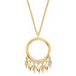 ENGELSRUFER FLYING WINGS CZ GOLD NECKLACE