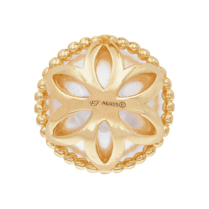 ENGELSRUFER GOLD GLORY FEATHER PEARL NECKLACE