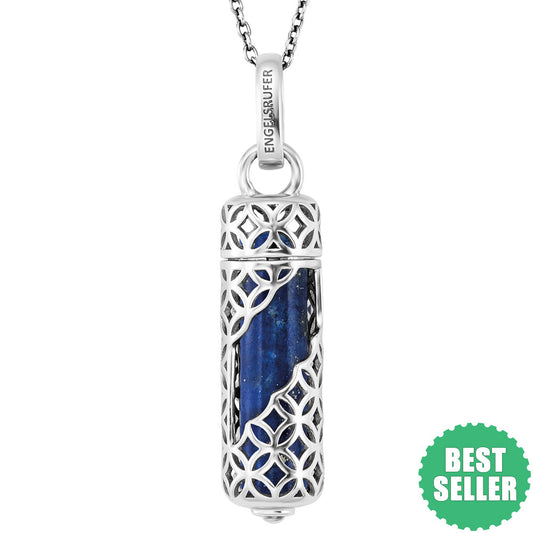 ENGELSRUFER SILVER LAPIS LAZULI POWERFUL STONE MEDIUM NECKLACE