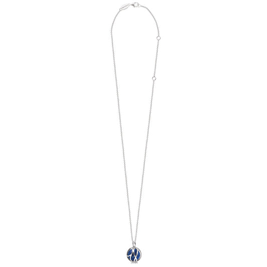 ENGELSRUFER SILVER LAPIS LAZULI POWERFUL STONE PARADISE NECKLACE