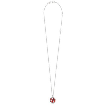 ENGELSRUFER SILVER RED JASPER POWERFUL STONE PARADISE NECKLACE