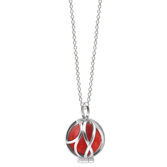 ENGELSRUFER SILVER RED JASPER POWERFUL STONE PARADISE NECKLACE