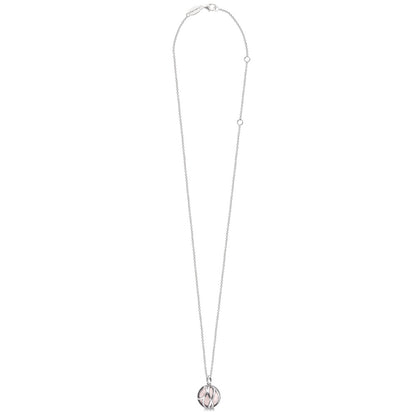 ENGELSRUFER SILVER ROSE QUARTZ POWERFUL STONE PARADISE NECKLACE