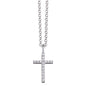 ENGELSRUFER SILVER CZ LITTLE CROSS NECKLACE