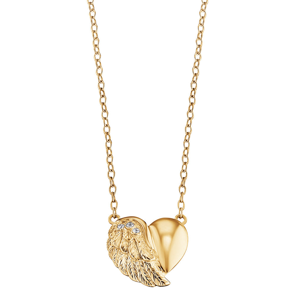 ENGELSRUFER GOLD LITTLE HEARTWING NECKLACE