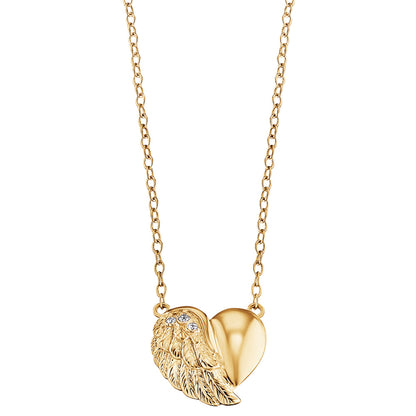 ENGELSRUFER GOLD LITTLE HEARTWING NECKLACE