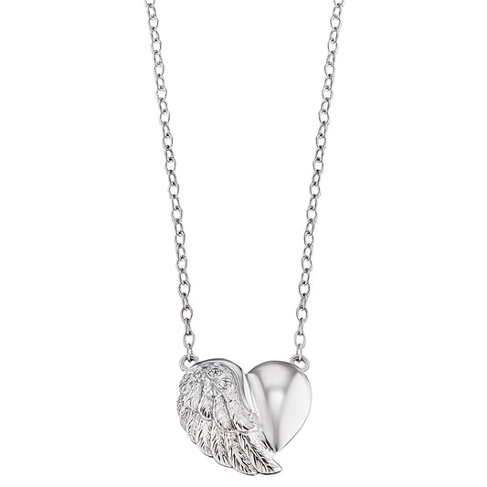 ENGELSRUFER SILVER LITTLE HEARTWING NECKLACE