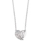ENGELSRUFER SILVER LITTLE HEARTWING NECKLACE