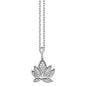 ENGELSRUFER SILVER LITTLE LOTUS CZ NECKLACE