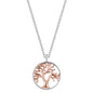 ENGELSRUFER SILVER ROSE GOLD TREE OF LIFE NECKLACE