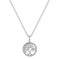 ENGELSRUFER SILVER TREE OF LIFE CZ NECKLACE