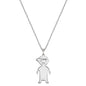 ENGELSRUFER SILVER MY BOY ENGRAVEABLE NAME NECKLACE