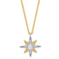 ENGELSRUFER SILVER GOLD NEW STAR CZ NECKLACE