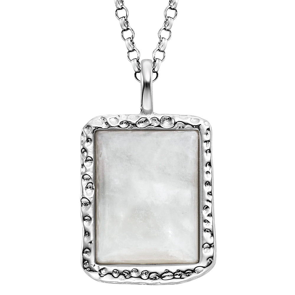 ENGELSRUFER SILVER PURE MOONSTONE NECKLACE