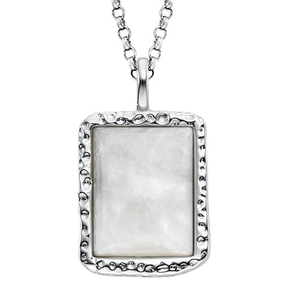 ENGELSRUFER SILVER PURE MOONSTONE NECKLACE